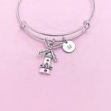 Silver Windmill Charm Bracelet, N5585A