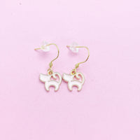 Gold Cute Cat Earrings Gifts, N3007