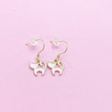 Gold Cute Cat Earrings Gifts, N3007