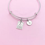 Silver Eye Chart Charm Bracelet, N5706