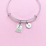 Silver Eye Chart Charm Bracelet, N5706