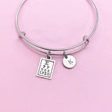 Silver Eye Chart Charm Bracelet, N5706