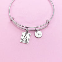 Silver Eye Chart Charm Bracelet, N5706