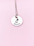 Silver Sousaphone Charm Necklace Music Instrument School Marching Band Gifts Ideas Personalized Customized Made to Order D447