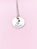 Silver Sousaphone Charm Necklace Music Instrument School Marching Band Gifts Ideas Personalized Customized Made to Order D447