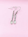 Silver Kitchen Utensil Spoon Charm Earrings, N1564