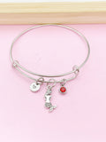 Silver Mermaid Charm Bracelet, N1590B
