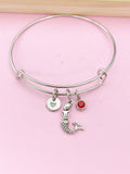 Silver Mermaid Charm Bracelet, Best Christmas Gift for Daughter, N5695A
