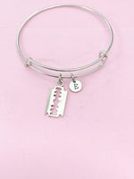 Silver Blade Charm Bracelet, N143A