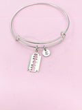 Silver Blade Charm Bracelet, N143A