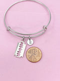 Silver Blade Charm Bracelet, N143A