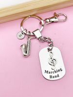 Alto Saxophone Keychain, Sax, Personalized Customized Jewelry, D339