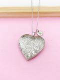 Grandmother Necklace, Grandma Gift, Gift For Grandma, Grandma, Grandma To Be, New Grandma, Heart Locket, N1795