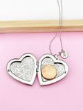 Grandmother Necklace, Grandma Gift, Gift For Grandma, Grandma, Grandma To Be, New Grandma, Heart Locket, N1795