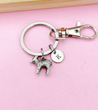Silver Lamb Charm Keychain, N1587F