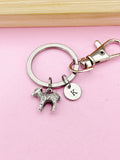 Silver Lamb Charm Keychain, N1587F