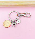 Silver Lamb Charm Keychain, N1587F