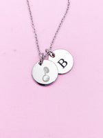 Silver Sousaphone Charm Necklace Music Instrument School Marching Band Gifts Idea Personalized Customized Made to Order D465
