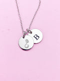 Silver Sousaphone Charm Necklace Music Instrument School Marching Band Gifts Idea Personalized Customized Made to Order D465