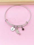 Silver Trumpet Charm Bracelet, N4785