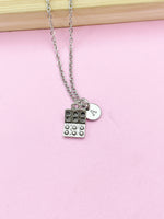 Silver Eggs Carton Charm Necklace, N5698