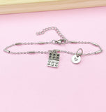 Silver Eggs Carton Charm Bracelet, N5698E