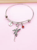 Silver Gecko Wings Charm Bracelet, N5699B