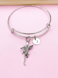 Silver Gecko Wings Charm Bracelet, N5699C