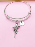 Silver Gecko Wings Charm Bracelet, N5699C