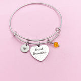 Silver Great Grandma Charm Bracelet, D440A