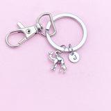 Silver Camel Charm Keychain, N1091