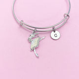 Silver Ballet Charm Bracelet, N266Z