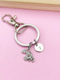 Silver Monkey Orangutan Charm Keychain, N5577B