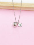 Silver Basketball Charm Necklace, N5001
