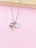 Silver Basketball Charm Necklace, N5001