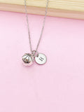 Silver Basketball Charm Necklace, N5001