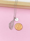 Silver Butterfly Wing Charm Necklace, N2015S