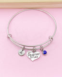 Silver Daughter in Law Charm Bracelet, N2127