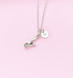 Silver Ice Cream Scoop Charm Necklace, N506