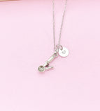 Silver Ice Cream Scoop Charm Necklace, N506
