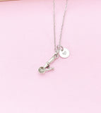 Silver Ice Cream Scoop Charm Necklace, N506