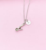 Silver Ice Cream Scoop Charm Necklace, N506
