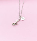 Silver Ice Cream Scoop Charm Necklace, N506