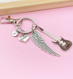 Brother Guitar Guardian Angel Wing Keychain, N4465A