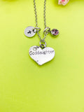 Silver Goddaughter Charm Necklace, N3266