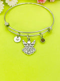 Silver Guardian Angel Charm Bracelet, N1705