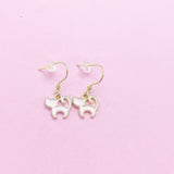 Gold Cute Cat Earrings Gifts, N3007