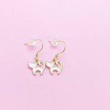 Gold Cute Cat Earrings Gifts, N3007