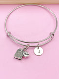 Silver Tea Bag Charm Bracelet, N3805A