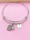 Silver Tea Bag Charm Bracelet, N3805A